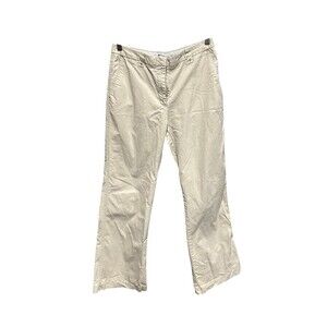 Tommy Hilfiger Vintage Khaki Pants Size 8 Wide Straight Leg Womens Flap Pockets